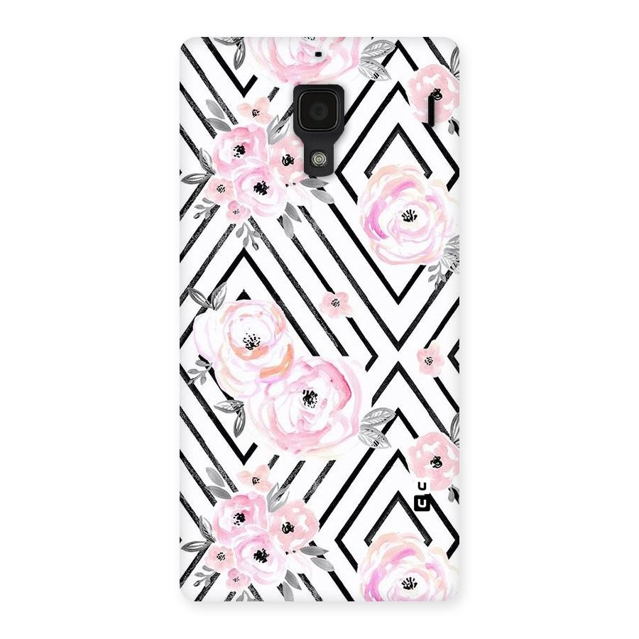 Light Pastel Flowers Design Back Case for Redmi 1S