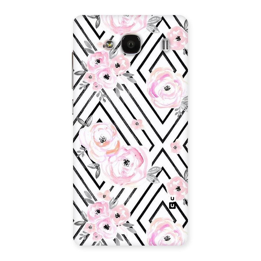 Light Pastel Flowers Design Back Case for Redmi 2 Prime