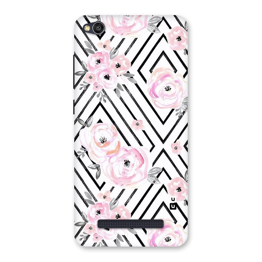 Light Pastel Flowers Design Back Case for Redmi 4A