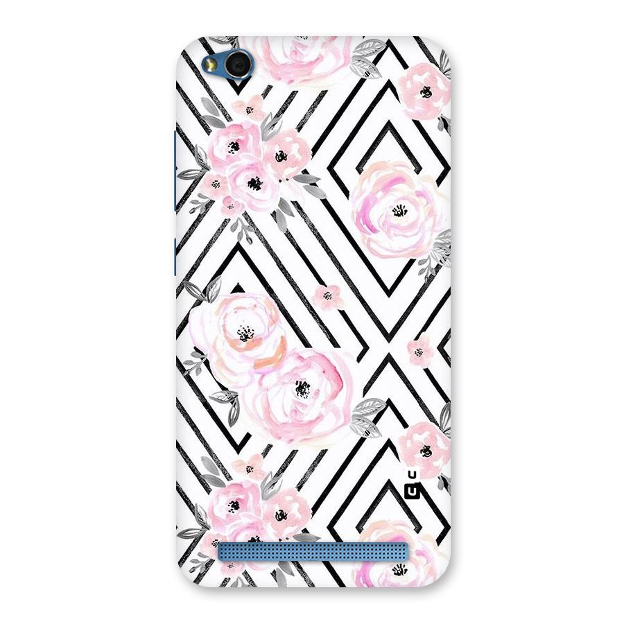Light Pastel Flowers Design Back Case for Redmi 5A