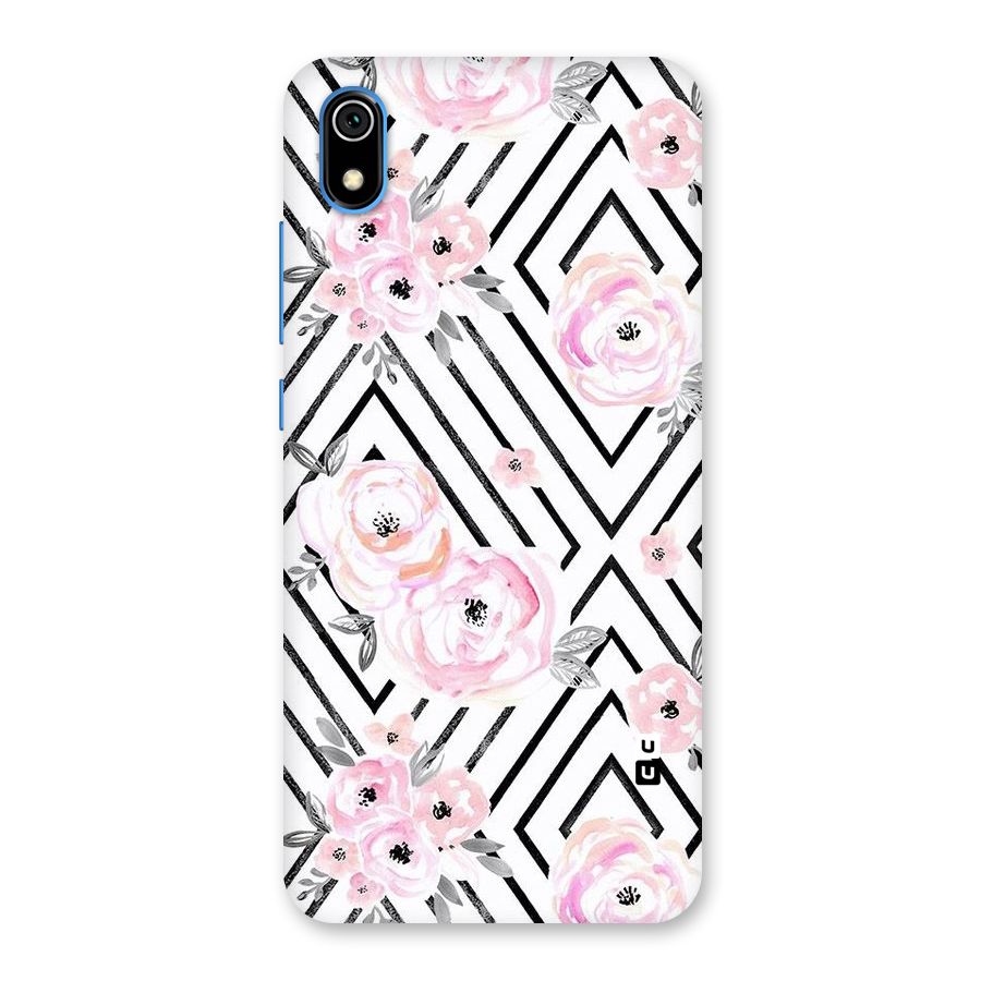 Light Pastel Flowers Design Back Case for Redmi 7A
