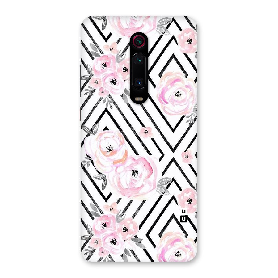 Light Pastel Flowers Design Back Case for Redmi K20