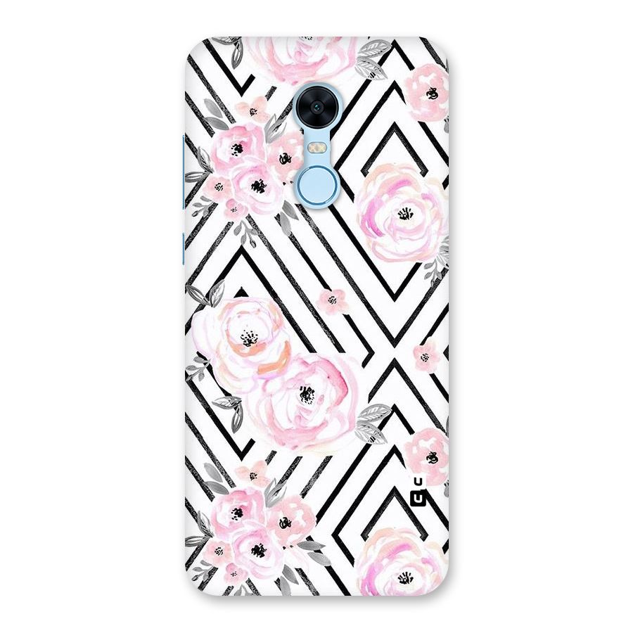 Light Pastel Flowers Design Back Case for Redmi Note 5