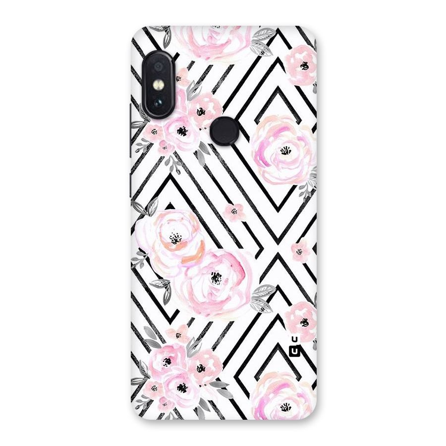 Light Pastel Flowers Design Back Case for Redmi Note 5 Pro