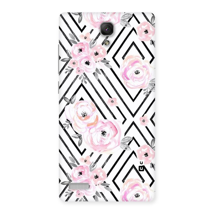 Light Pastel Flowers Design Back Case for Redmi Note Prime