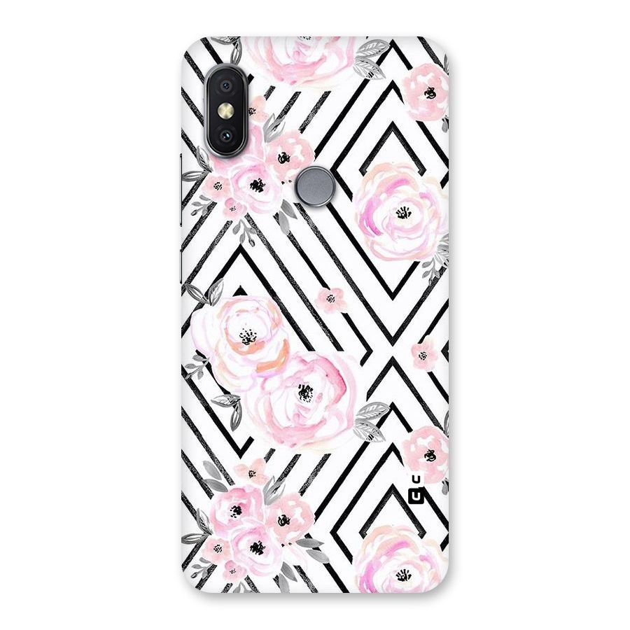 Light Pastel Flowers Design Back Case for Redmi Y2