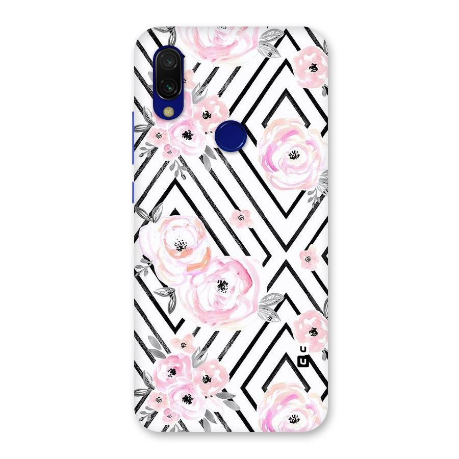 Light Pastel Flowers Design Back Case for Redmi Y3