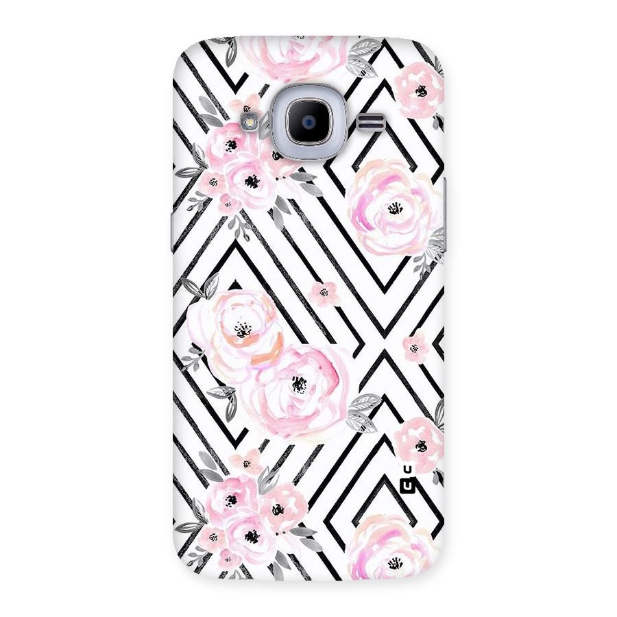 Light Pastel Flowers Design Back Case for Samsung Galaxy J2 2016