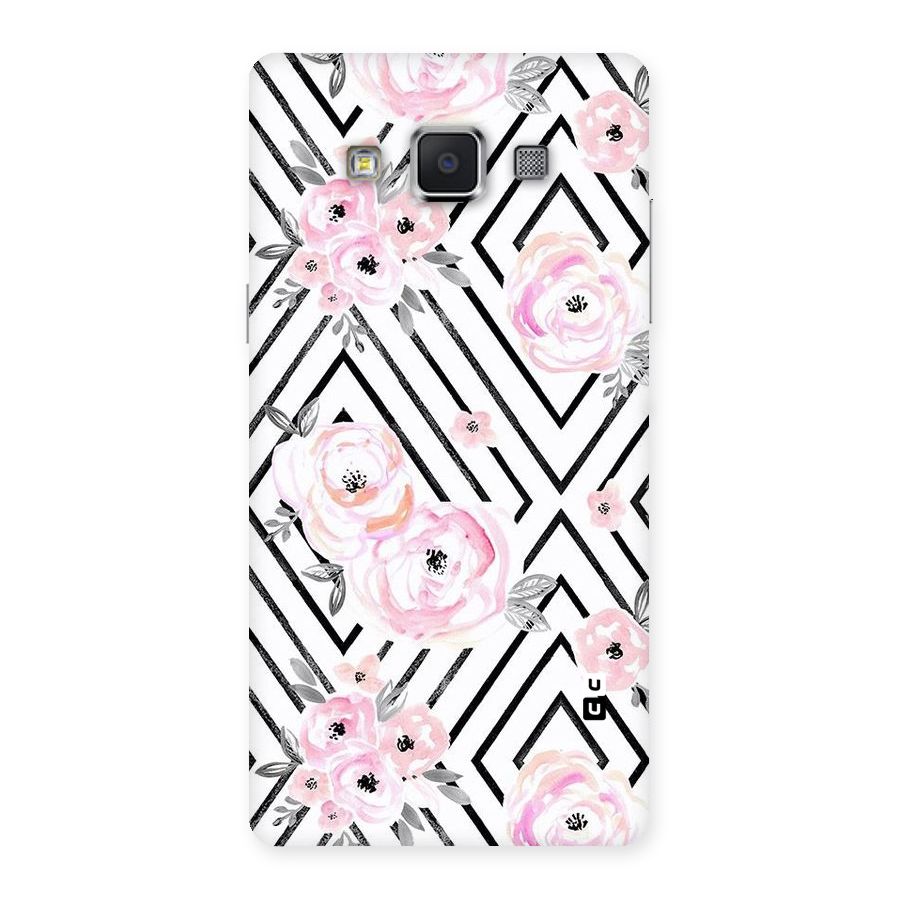 Light Pastel Flowers Design Back Case for Samsung Galaxy A5