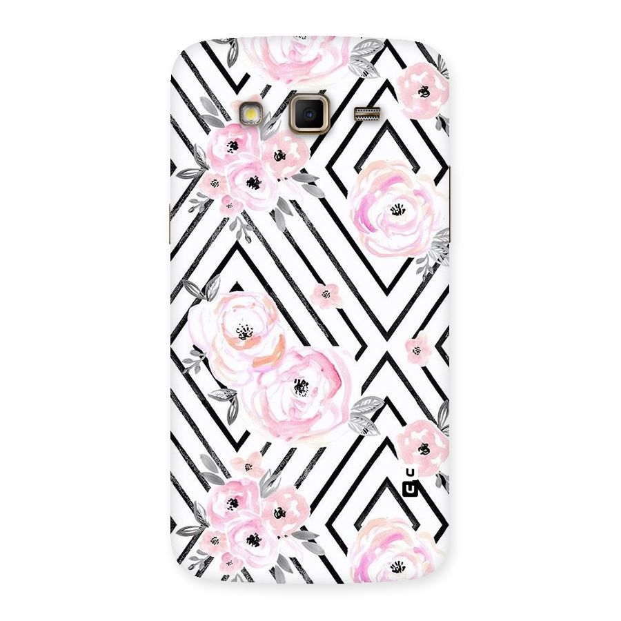 Light Pastel Flowers Design Back Case for Samsung Galaxy Grand 2