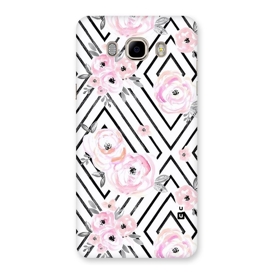 Light Pastel Flowers Design Back Case for Samsung Galaxy J7 2016