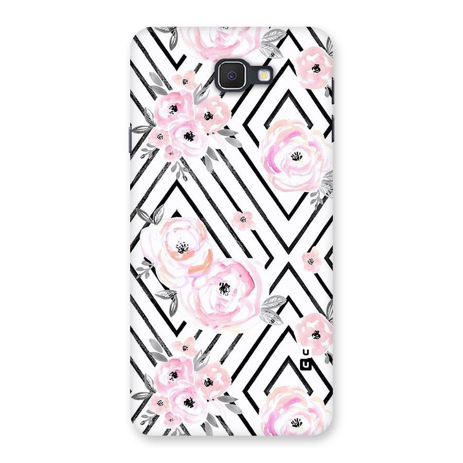 Light Pastel Flowers Design Back Case for Samsung Galaxy J7 Prime