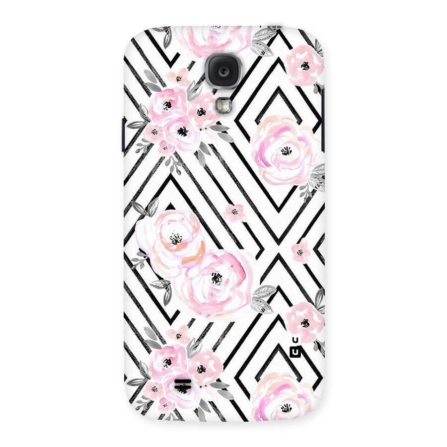 Light Pastel Flowers Design Back Case for Samsung Galaxy S4