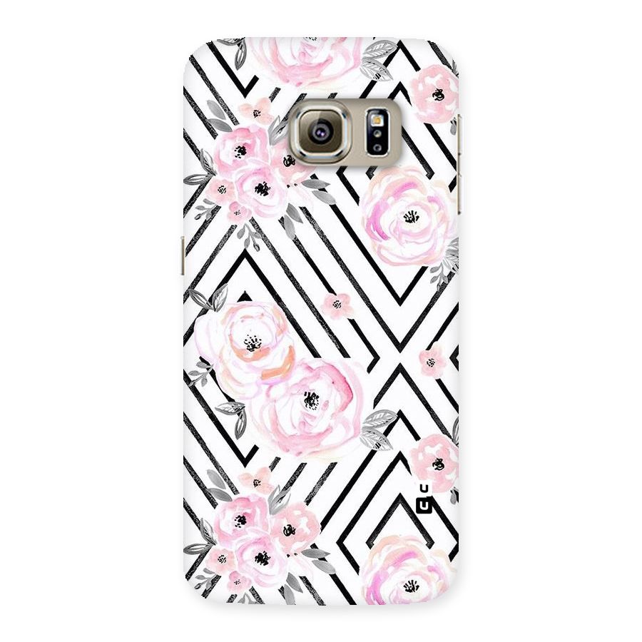 Light Pastel Flowers Design Back Case for Samsung Galaxy S6 Edge
