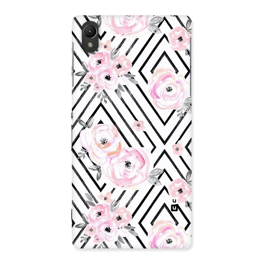 Light Pastel Flowers Design Back Case for Sony Xperia Z2