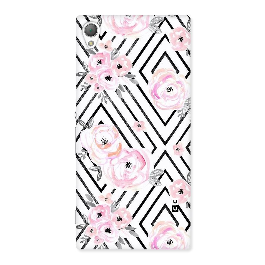 Light Pastel Flowers Design Back Case for Sony Xperia Z3