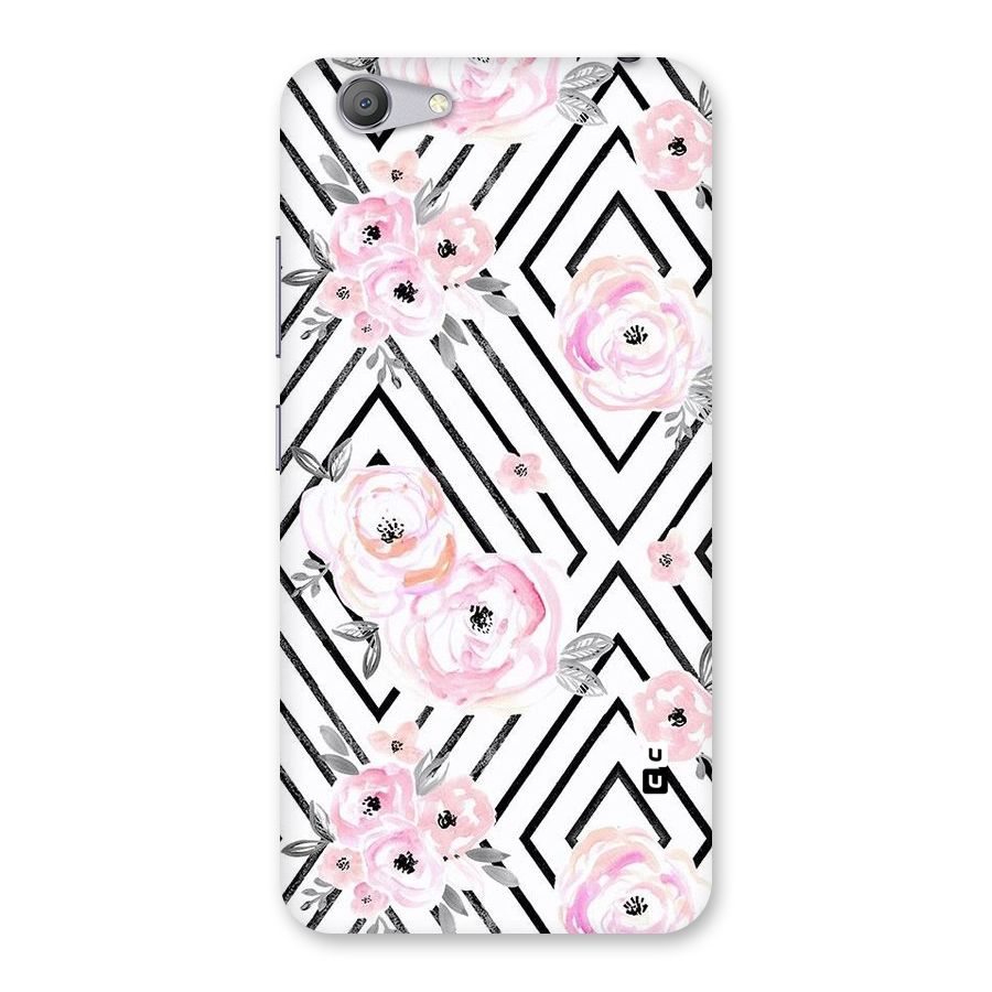 Light Pastel Flowers Design Back Case for Vivo Y53