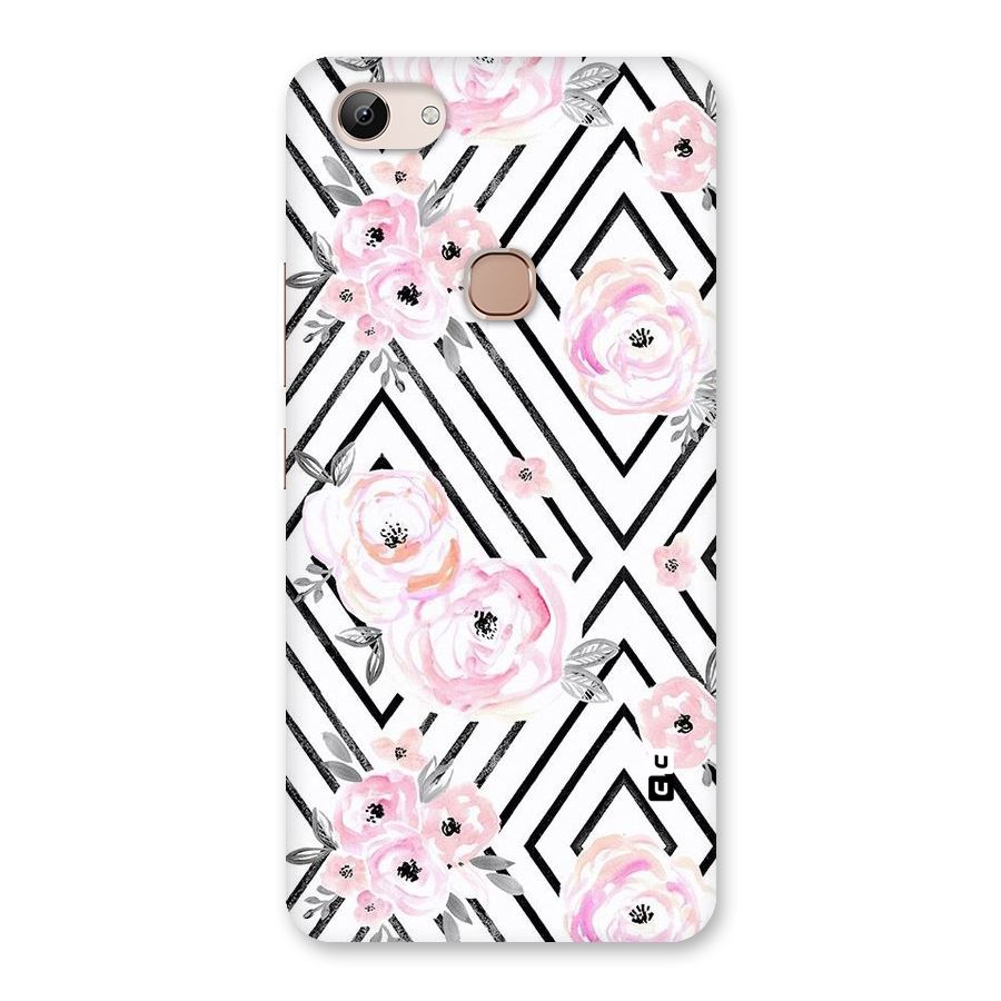 Light Pastel Flowers Design Back Case for Vivo Y83