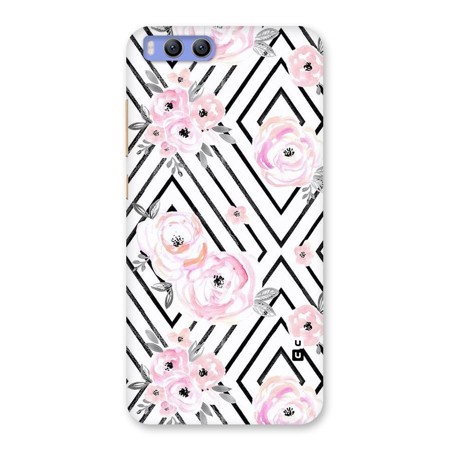 Light Pastel Flowers Design Back Case for Xiaomi Mi 6