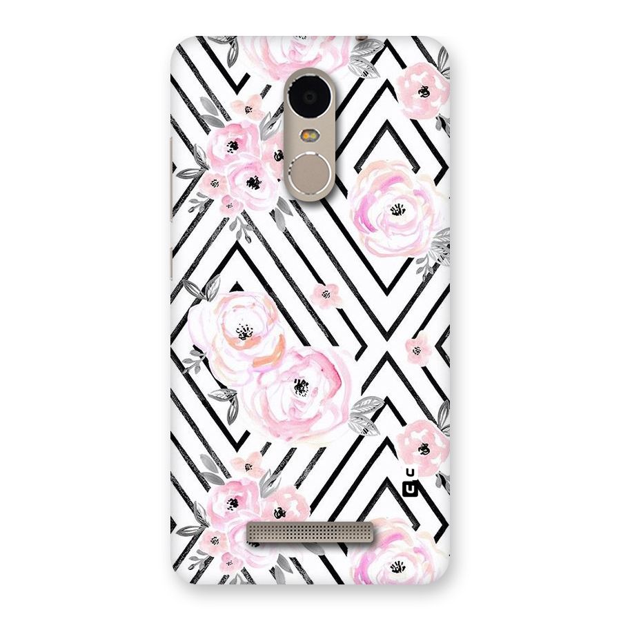 Light Pastel Flowers Design Back Case for Xiaomi Redmi Note 3