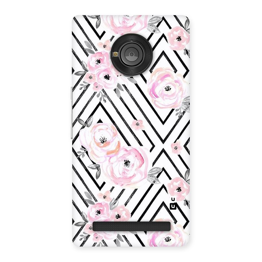 Light Pastel Flowers Design Back Case for Yu Yunique