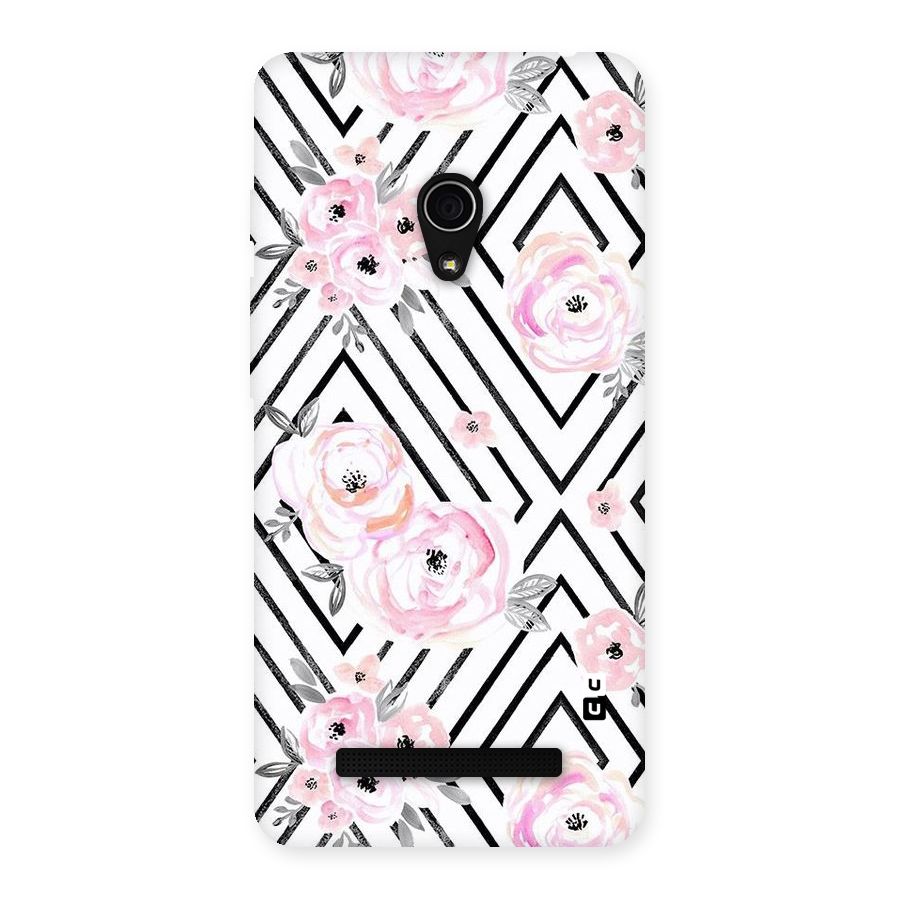 Light Pastel Flowers Design Back Case for Zenfone 5