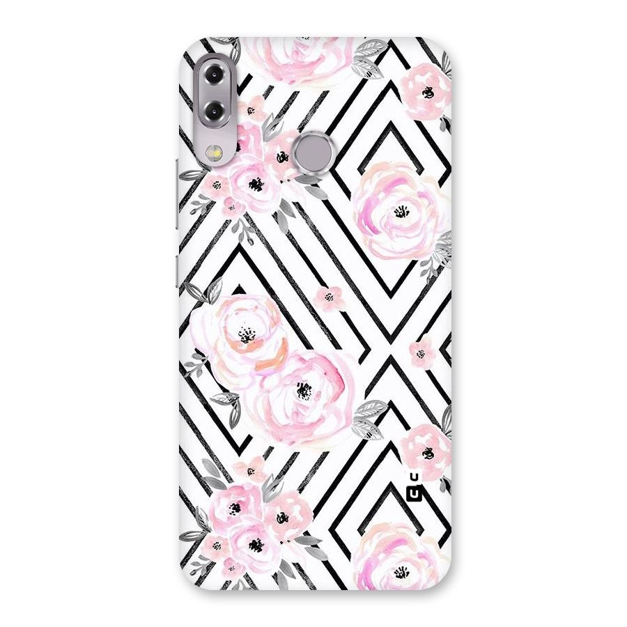 Light Pastel Flowers Design Back Case for Zenfone 5Z