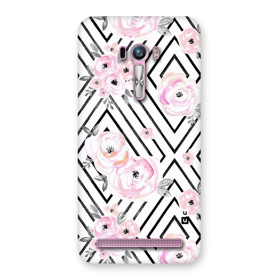 Light Pastel Flowers Design Back Case for Zenfone Selfie