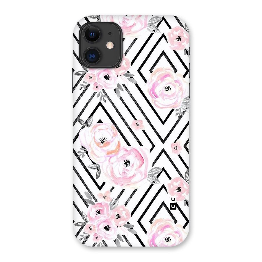 Light Pastel Flowers Design Back Case for iPhone 11