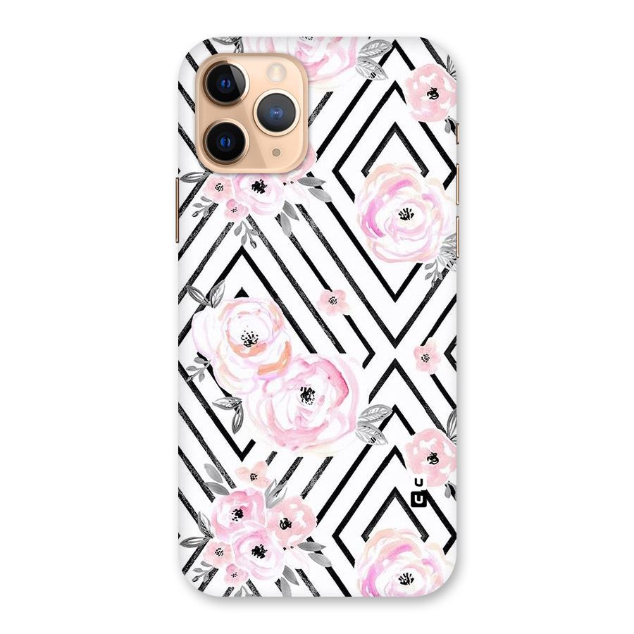 Light Pastel Flowers Design Back Case for iPhone 11 Pro