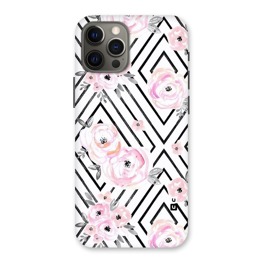 Light Pastel Flowers Design Back Case for iPhone 12 Pro Max