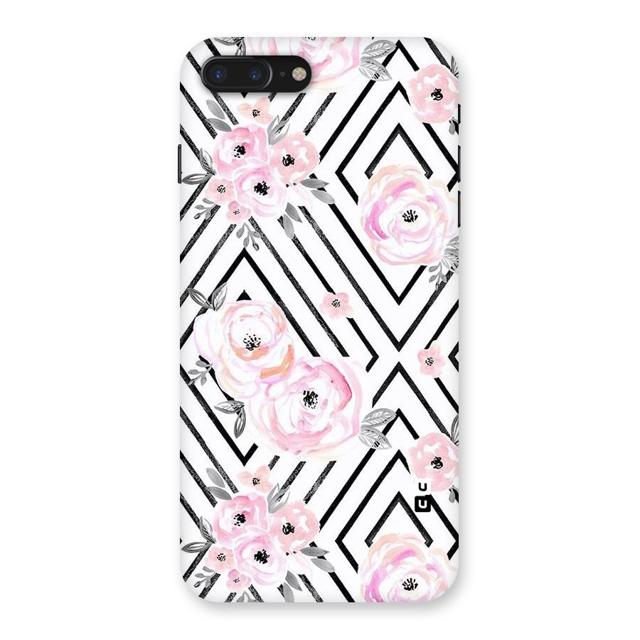Light Pastel Flowers Design Back Case for iPhone 7 Plus
