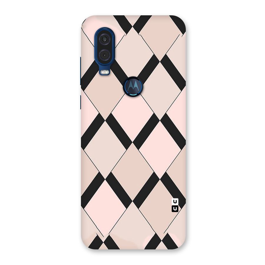 Light Pink Back Case for Motorola One Vision