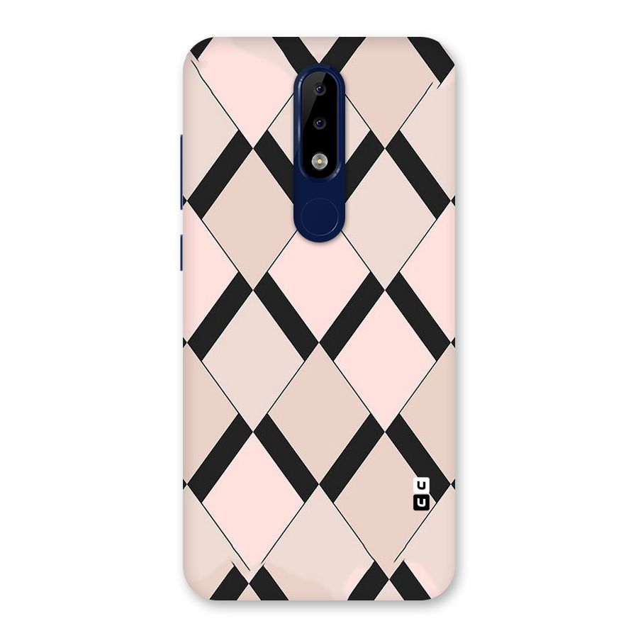 Light Pink Back Case for Nokia 5.1 Plus