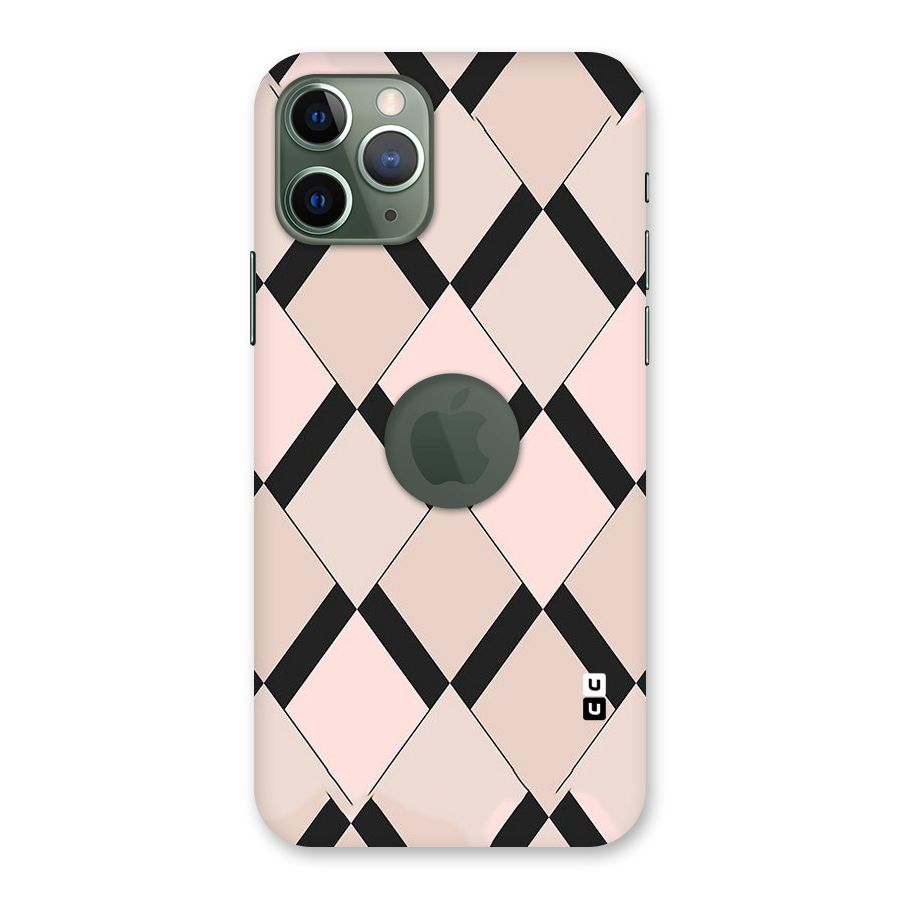 Light Pink Back Case for iPhone 11 Pro Logo  Cut