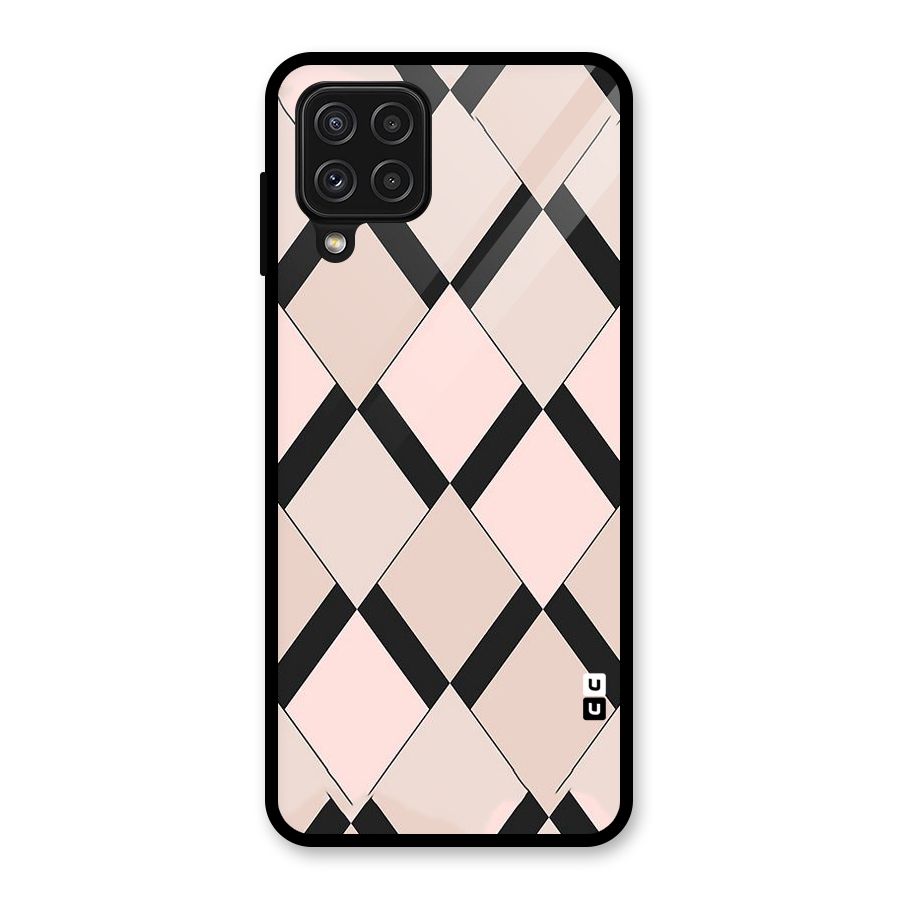 Light Pink Glass Back Case for Galaxy A22 4G