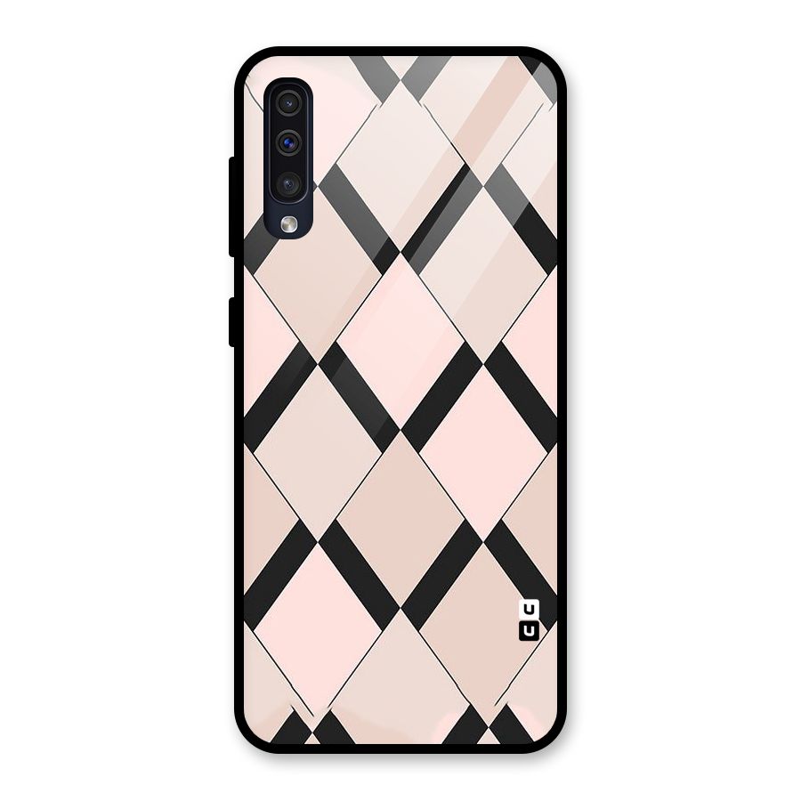 Light Pink Glass Back Case for Galaxy A50