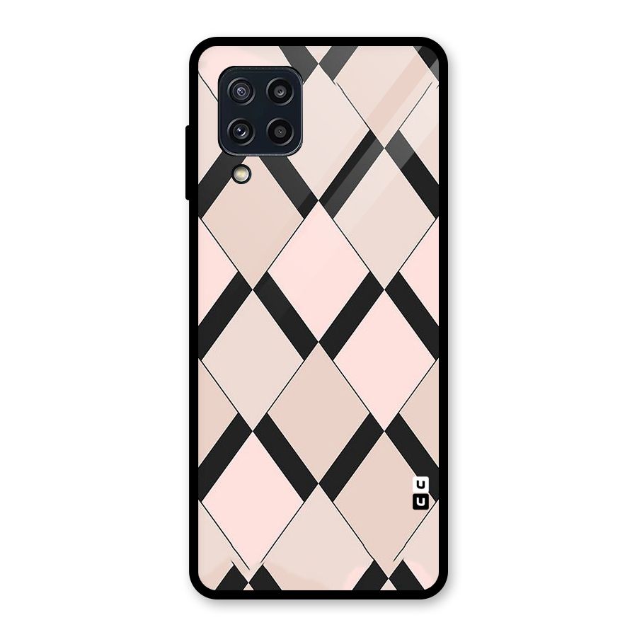 Light Pink Glass Back Case for Galaxy M32