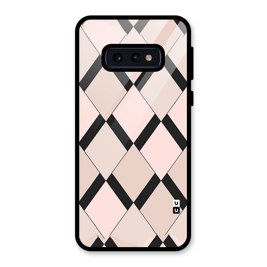 Light Pink Glass Back Case for Galaxy S10e