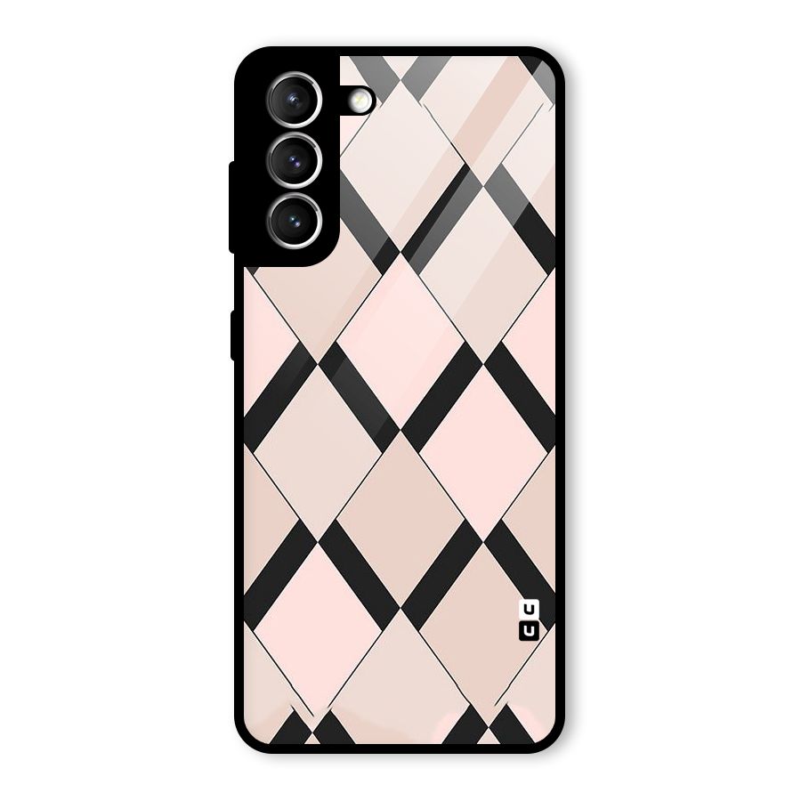 Light Pink Glass Back Case for Galaxy S21 5G