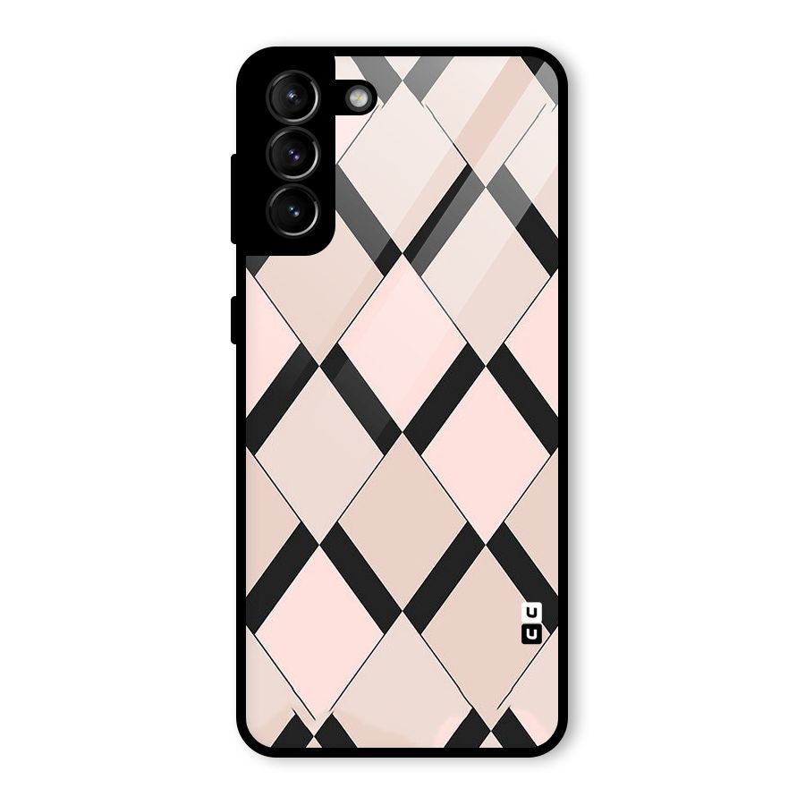 Light Pink Glass Back Case for Galaxy S21 Plus