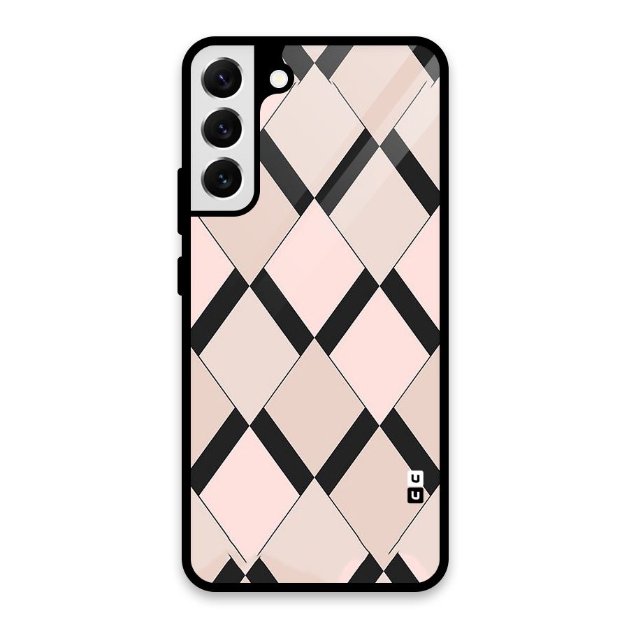 Light Pink Glass Back Case for Galaxy S22 Plus 5G