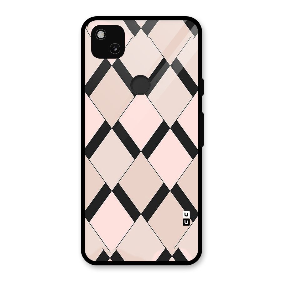Light Pink Glass Back Case for Google Pixel 4a