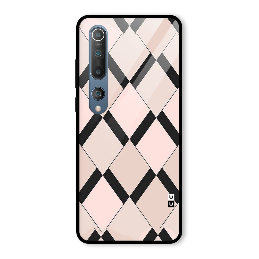 Light Pink Glass Back Case for Mi 10
