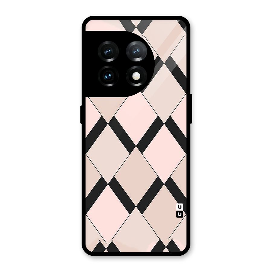Light Pink Glass Back Case for OnePlus 11