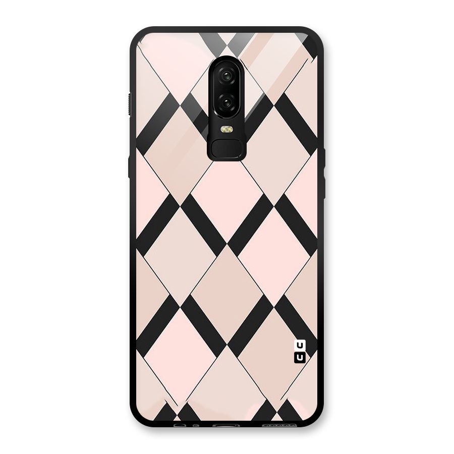 Light Pink Glass Back Case for OnePlus 6