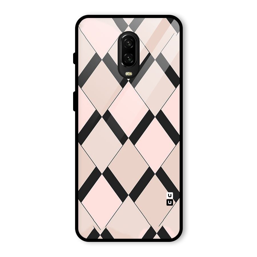 Light Pink Glass Back Case for OnePlus 6T