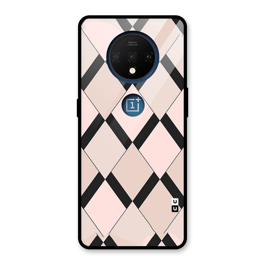 Light Pink Glass Back Case for OnePlus 7T