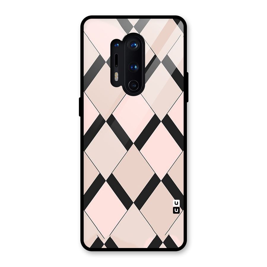 Light Pink Glass Back Case for OnePlus 8 Pro