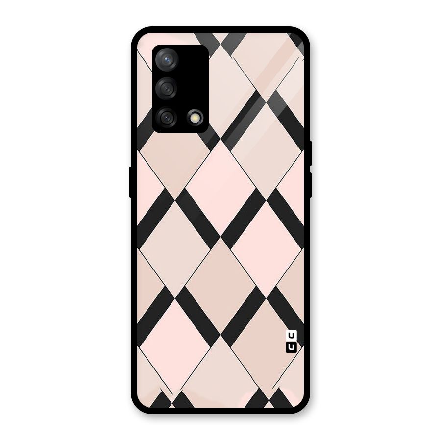 Light Pink Glass Back Case for Oppo F19